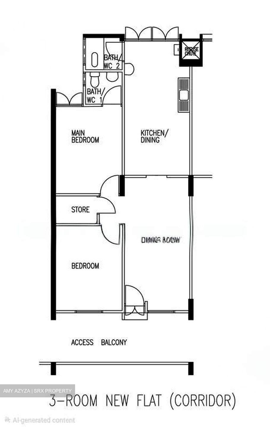 Blk 503 Cheng San Crest (Ang Mo Kio), HDB 3 Rooms #599776051